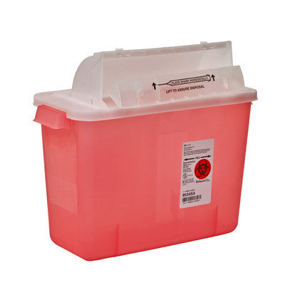 Covidien 8534SA - 2 Gallon SharpStar™ In-Room™ Sharps Container with Counter Balanced Lid (2 Gallon)