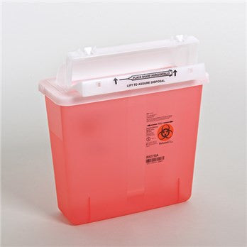 Cardinal - SharpStar™ In-Room™ Sharps Container with Counter Balanced Lid (5 Quart)